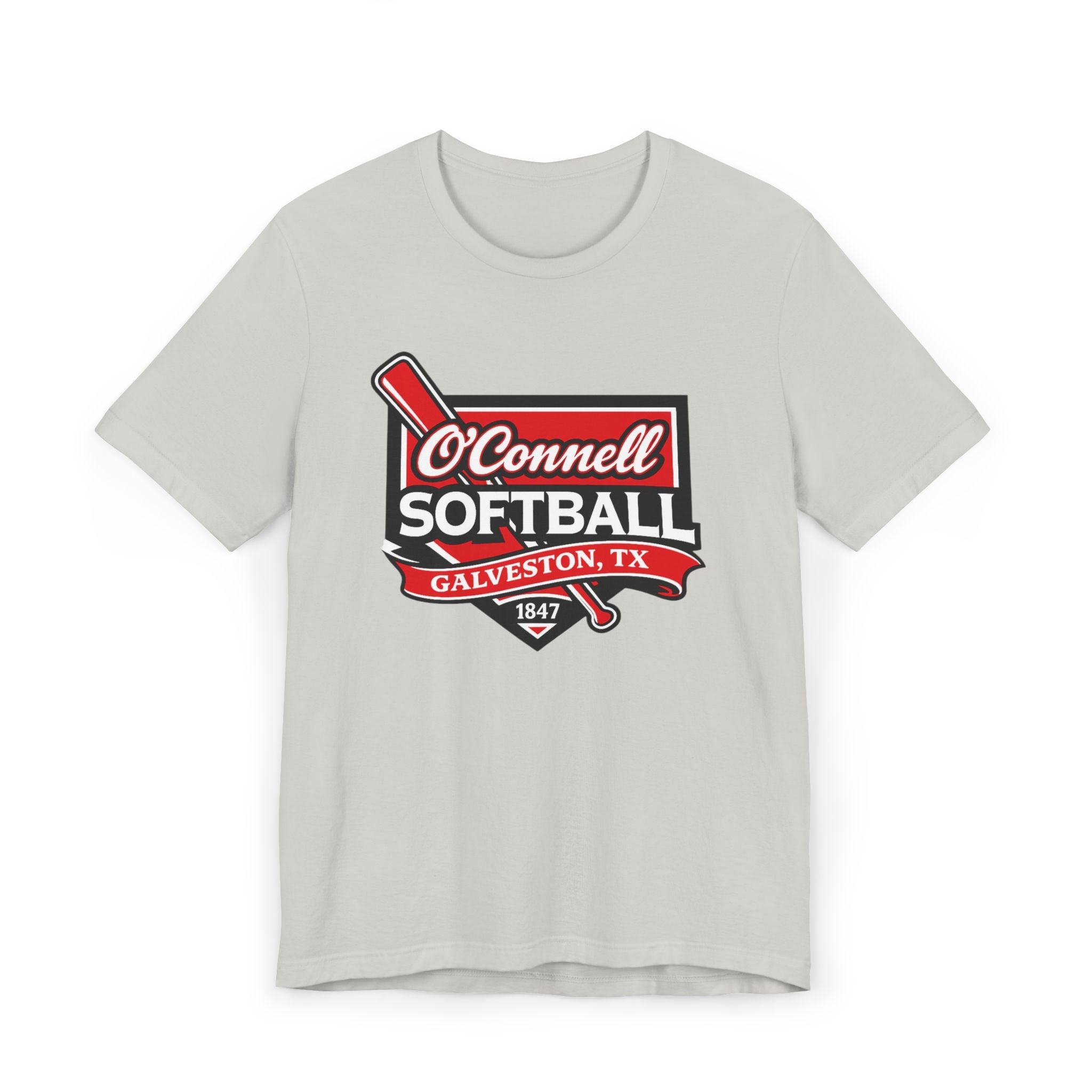 Softball Team T‑Shirt — O'Connell Softball Galveston, TX (Vintage Badge)