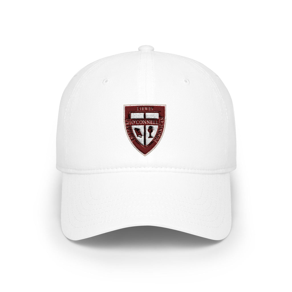 Embroidered Shield Logo Baseball Cap — Low Profile, Classic Team Hat
