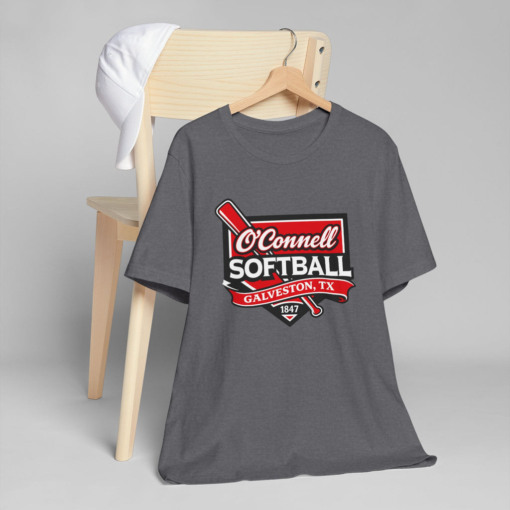 Softball Team T‑Shirt — O'Connell Softball Galveston, TX (Vintage Badge)