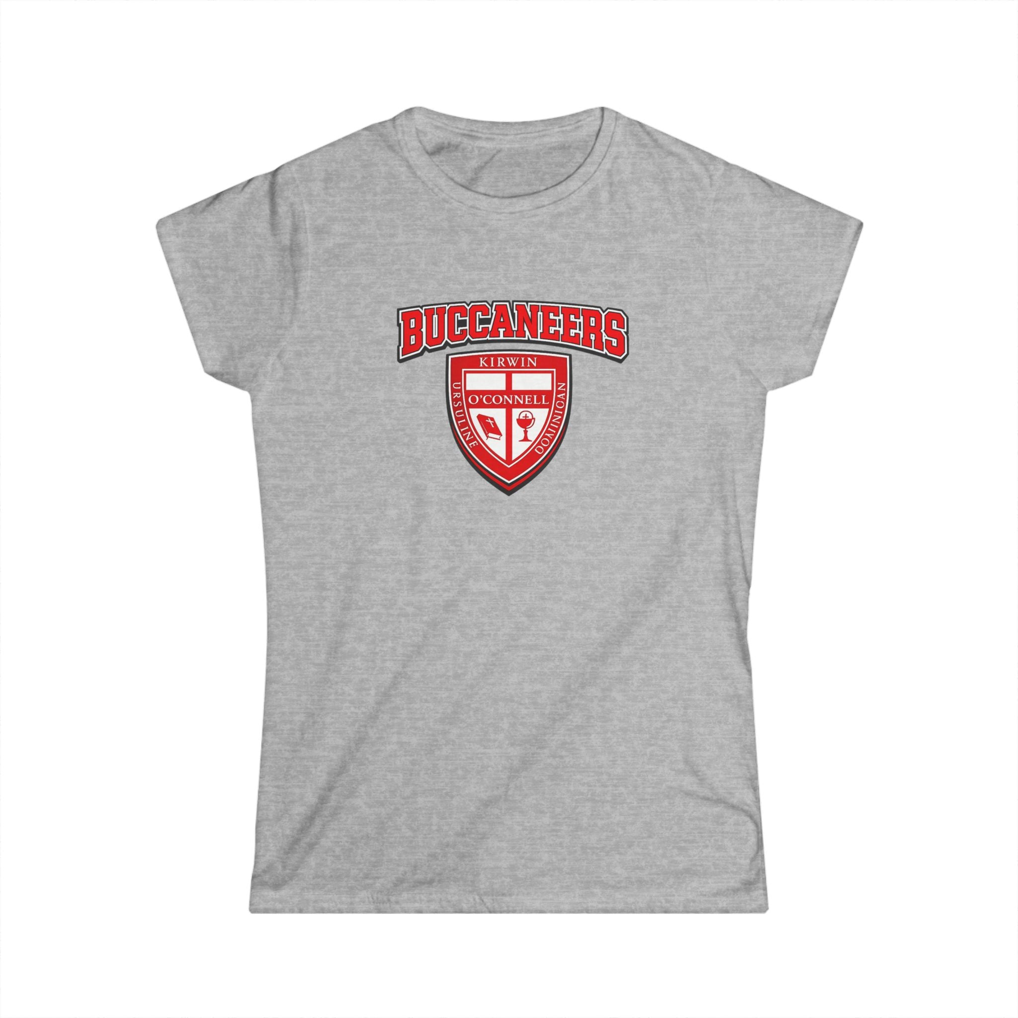 Buccaneers Crest Women's Tee — Fitted Shirt
