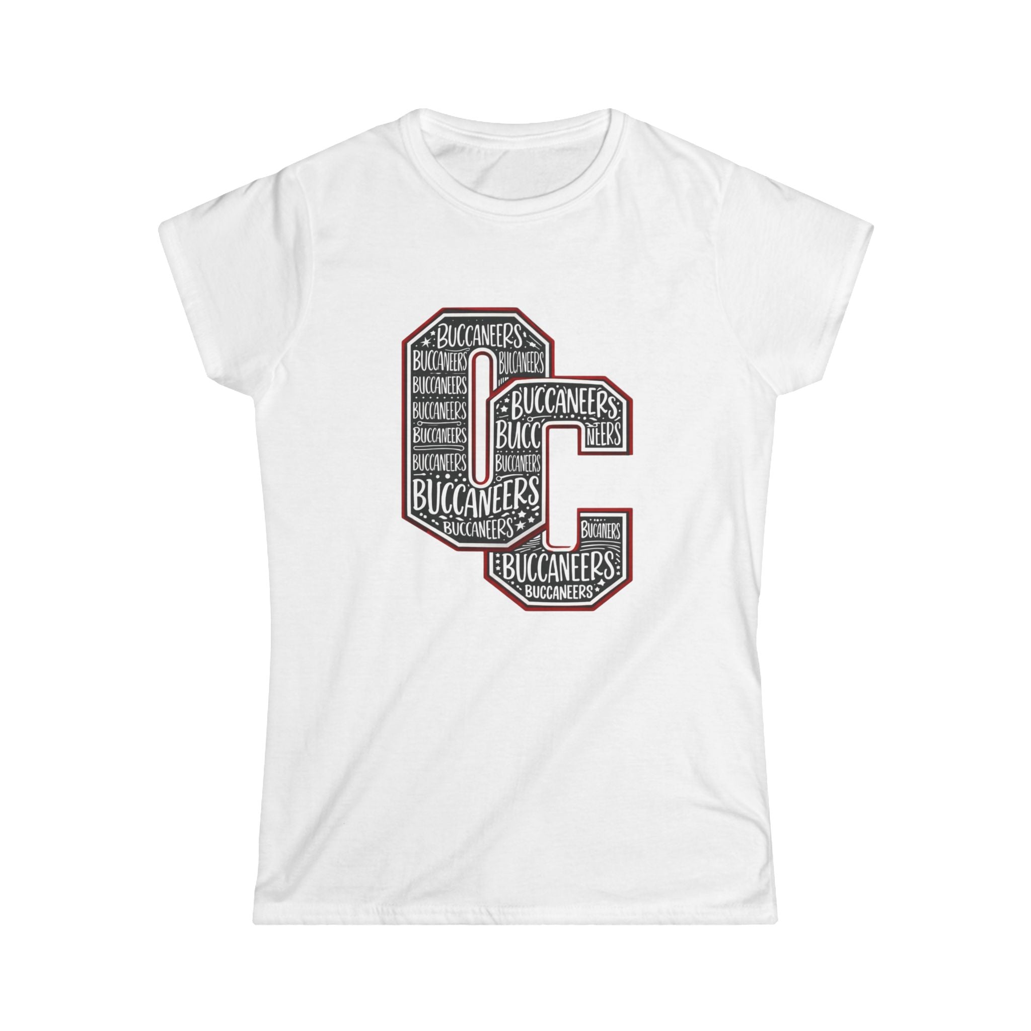 Buccaneers 'C' Logo Fitted Women's Tee