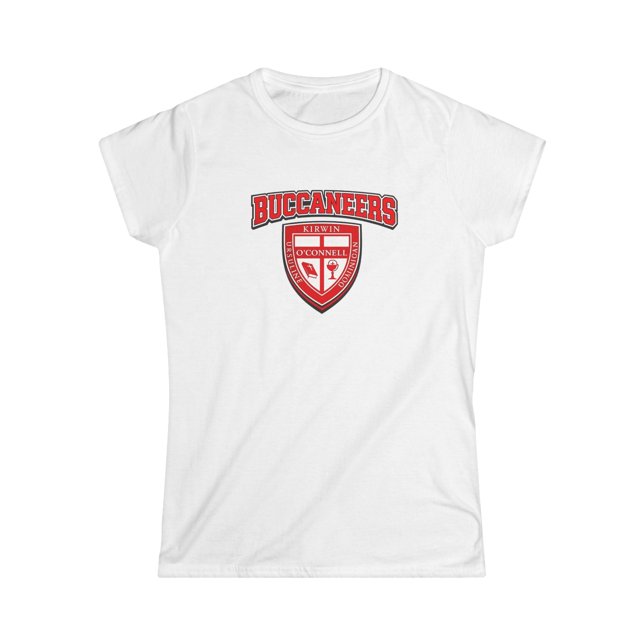 Buccaneers Crest Women's Tee — Fitted Shirt