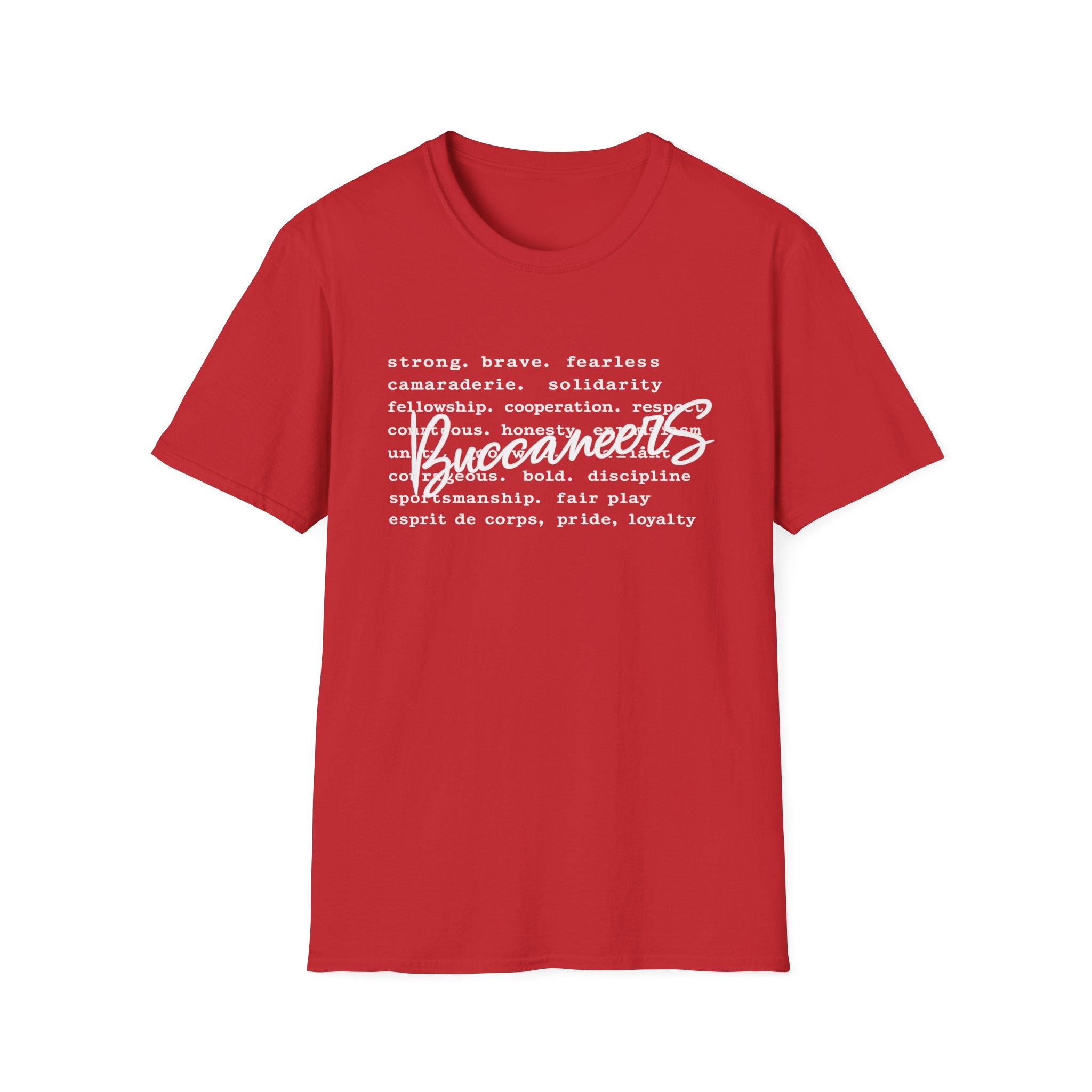 Buccaneers Typography Unisex Shirt