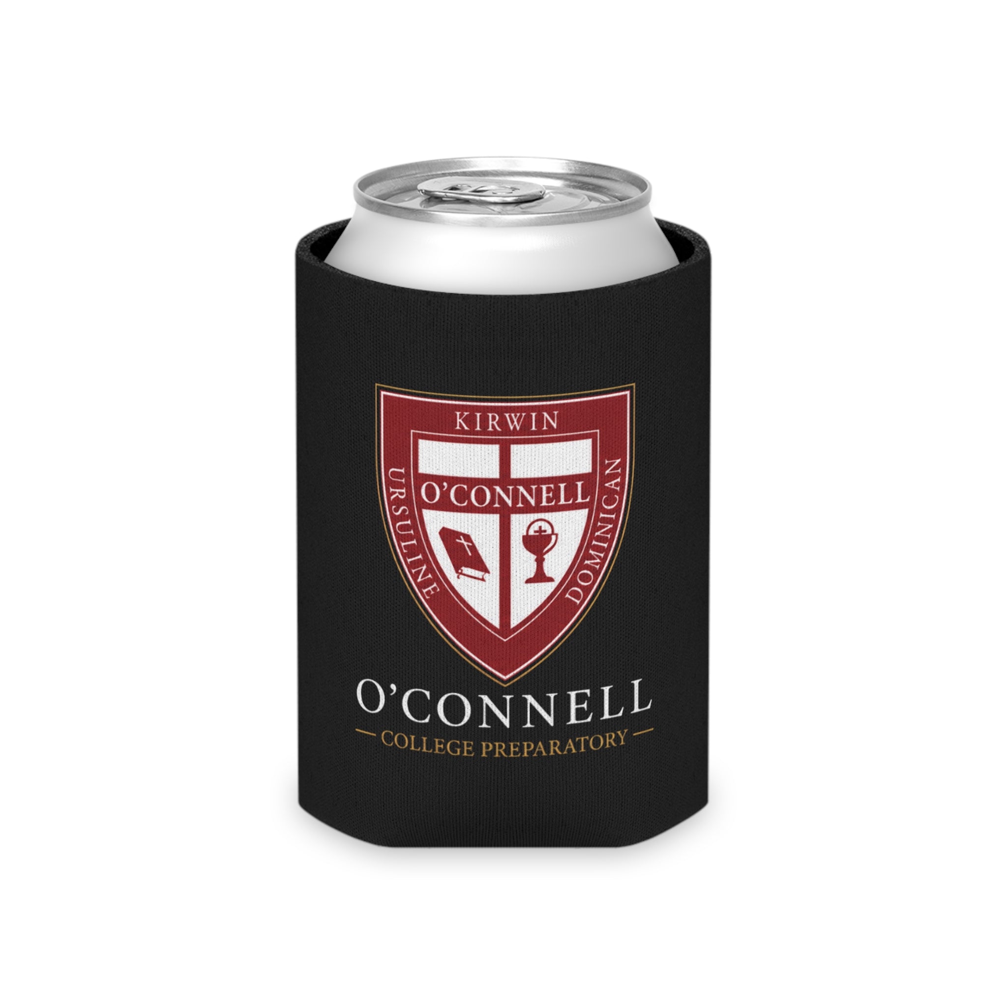 O'Connell College Preparatory Can Cooler – School Crest Beverage Koozie