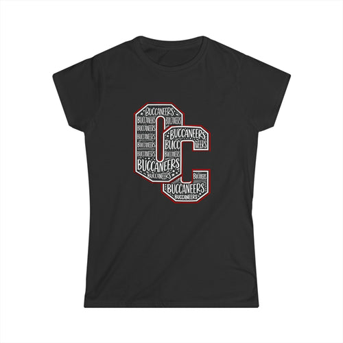 Buccaneers 'C' Logo Fitted Women's Tee