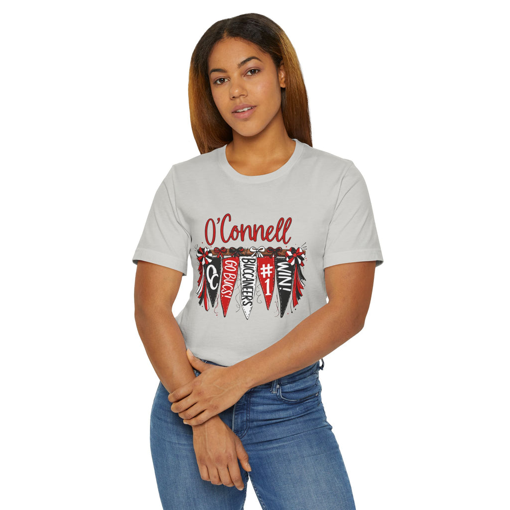 Personalized Pennant T-Shirt — Custom 'O'Connell' Go Bucks Fan Tee
