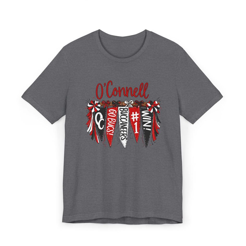 Personalized Pennant T-Shirt — Custom 'O'Connell' Go Bucks Fan Tee