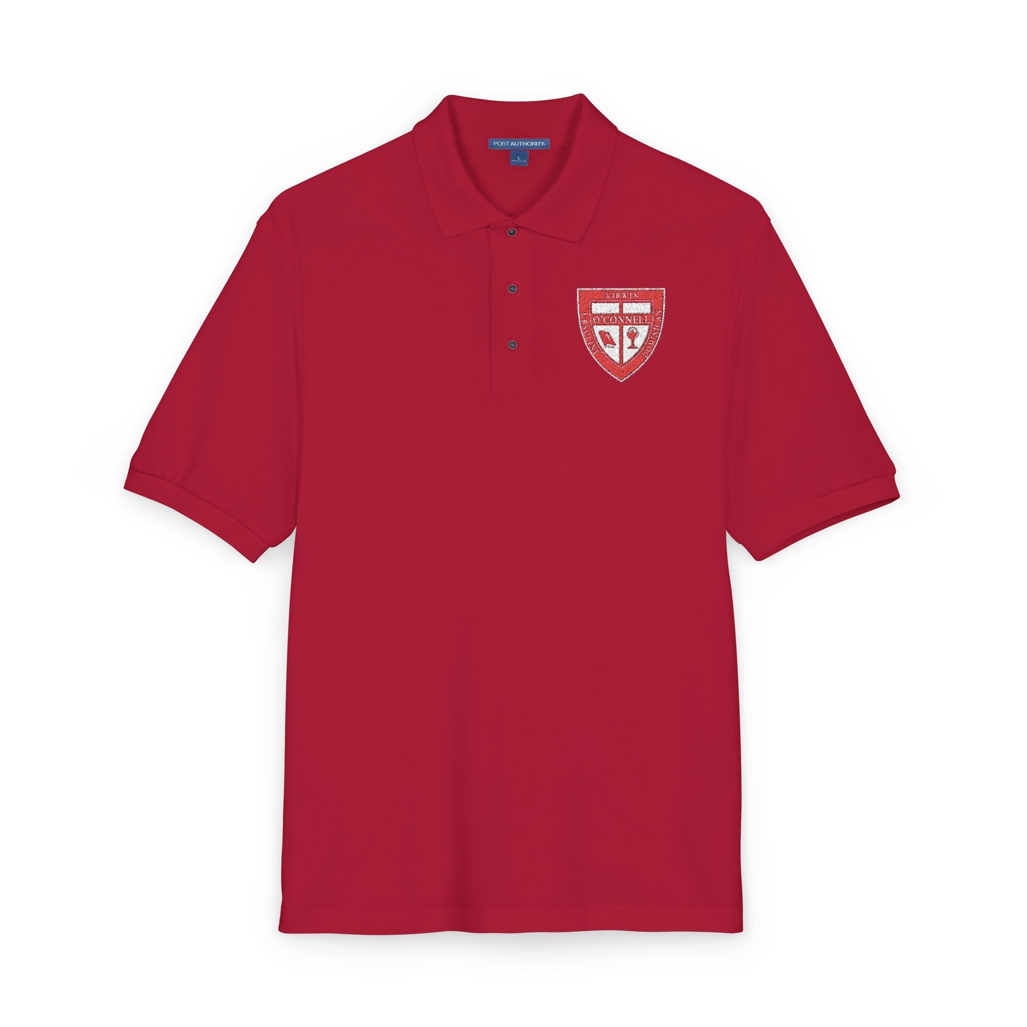 Uniform Embroidered Shield Polo — Unisex