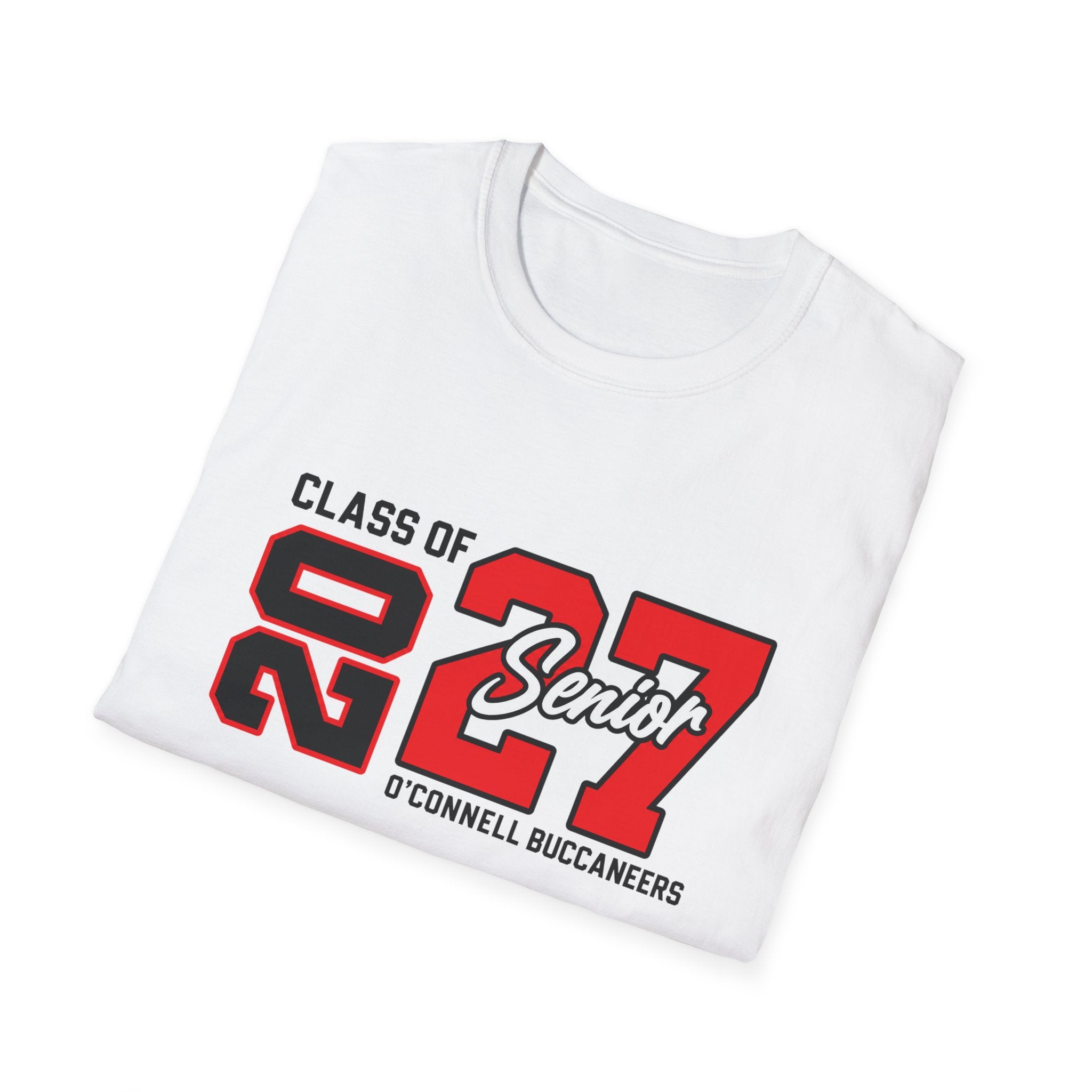 Class of '27 Senior T-Shirt — O'Connell Buccaneers Graduation Tee