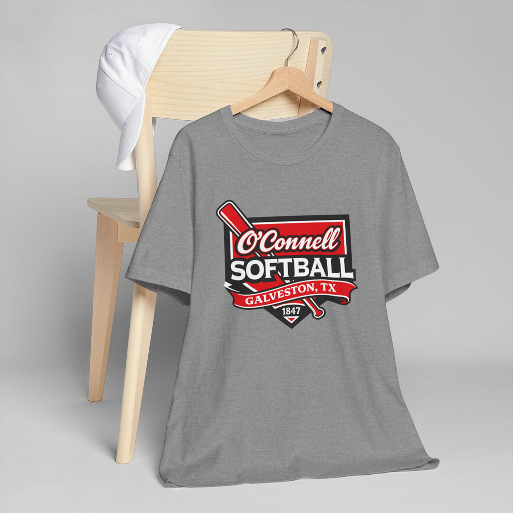 Softball Team T‑Shirt — O'Connell Softball Galveston, TX (Vintage Badge)