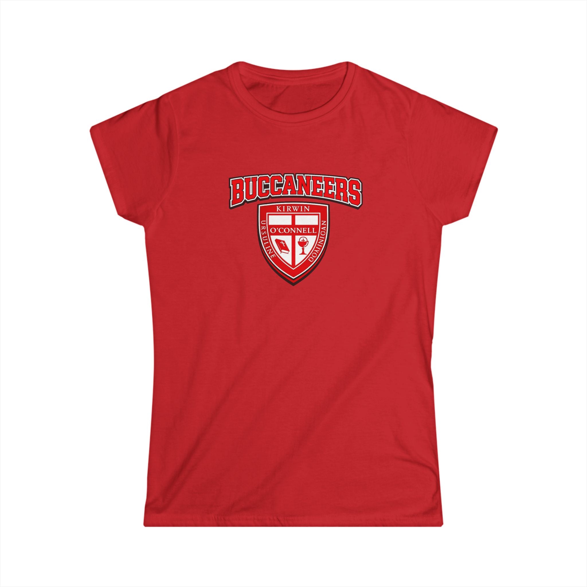 Buccaneers Crest Women's Tee — Fitted Shirt