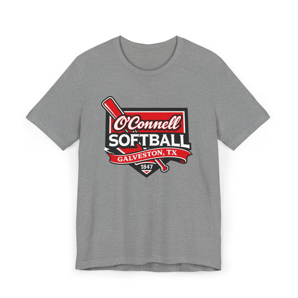 Softball Team T‑Shirt — O'Connell Softball Galveston, TX (Vintage Badge)