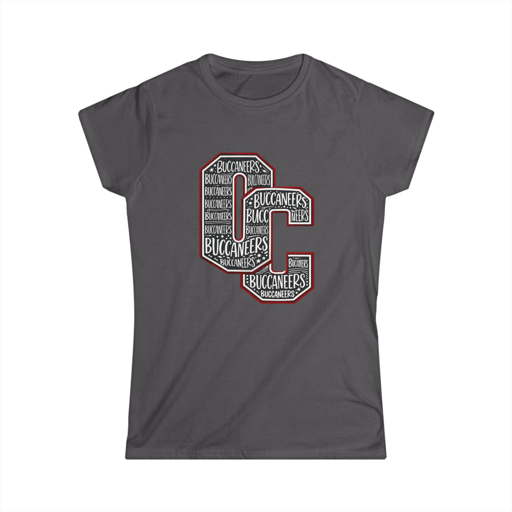 Buccaneers 'C' Logo Fitted Women's Tee