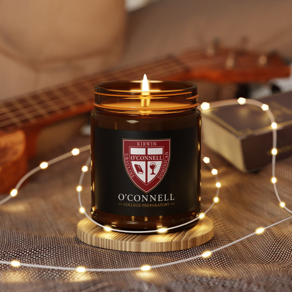 O'Connell Scented Soy Candle — Amber Jar Aromatherapy Candle (Multi-Size)