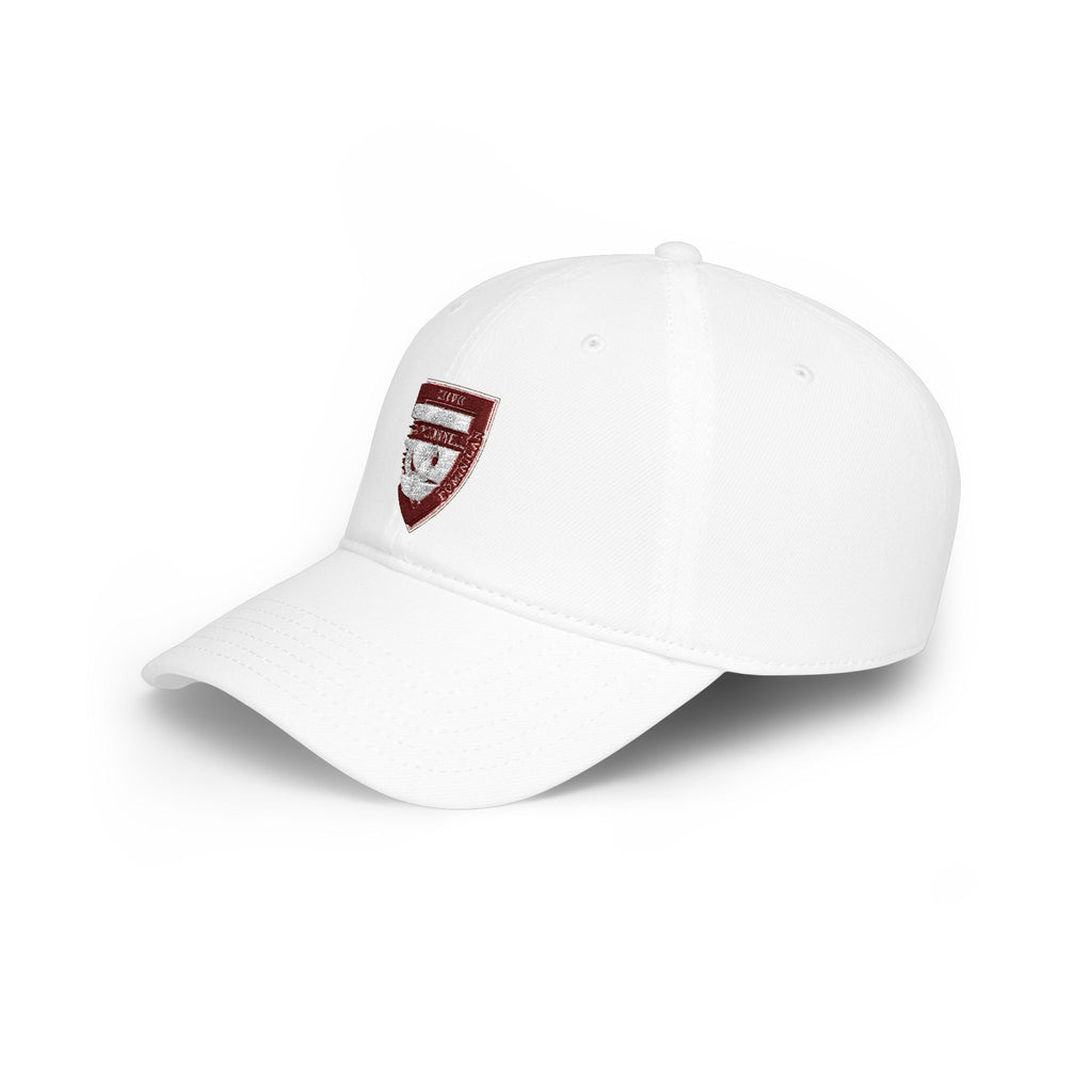 Embroidered Shield Logo Baseball Cap — Low Profile, Classic Team Hat