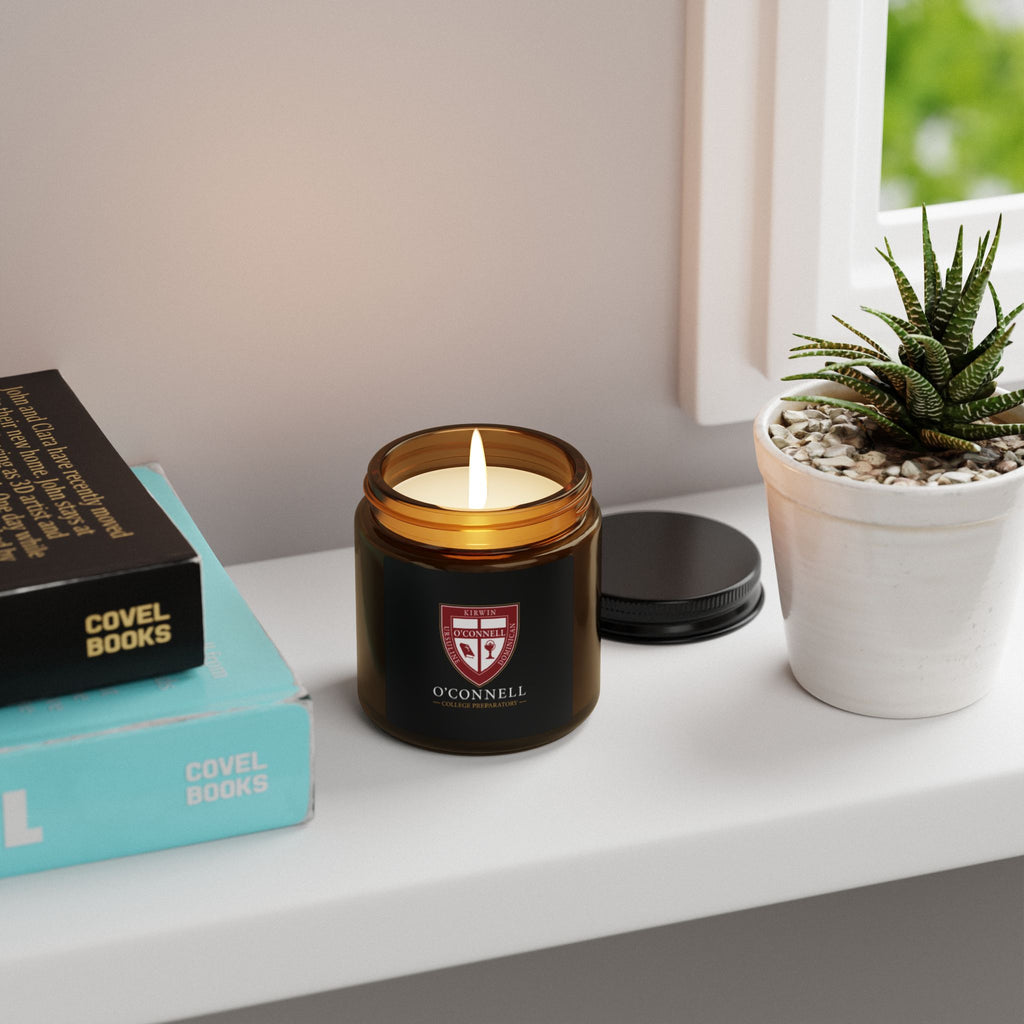 O'Connell Scented Soy Candle — Amber Jar Aromatherapy Candle (Multi-Size)