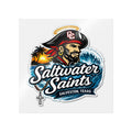Saltwater Saints Die-Cut Sticker – Galveston Pirate Wave Logo (DTF)
