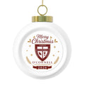 Personalized School Crest Christmas Ornament — O'Connell 2026 Holiday Ball
