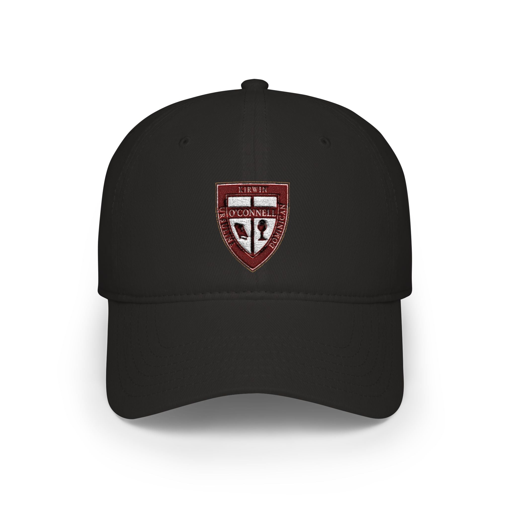 Embroidered Shield Logo Baseball Cap — Low Profile, Classic Team Hat