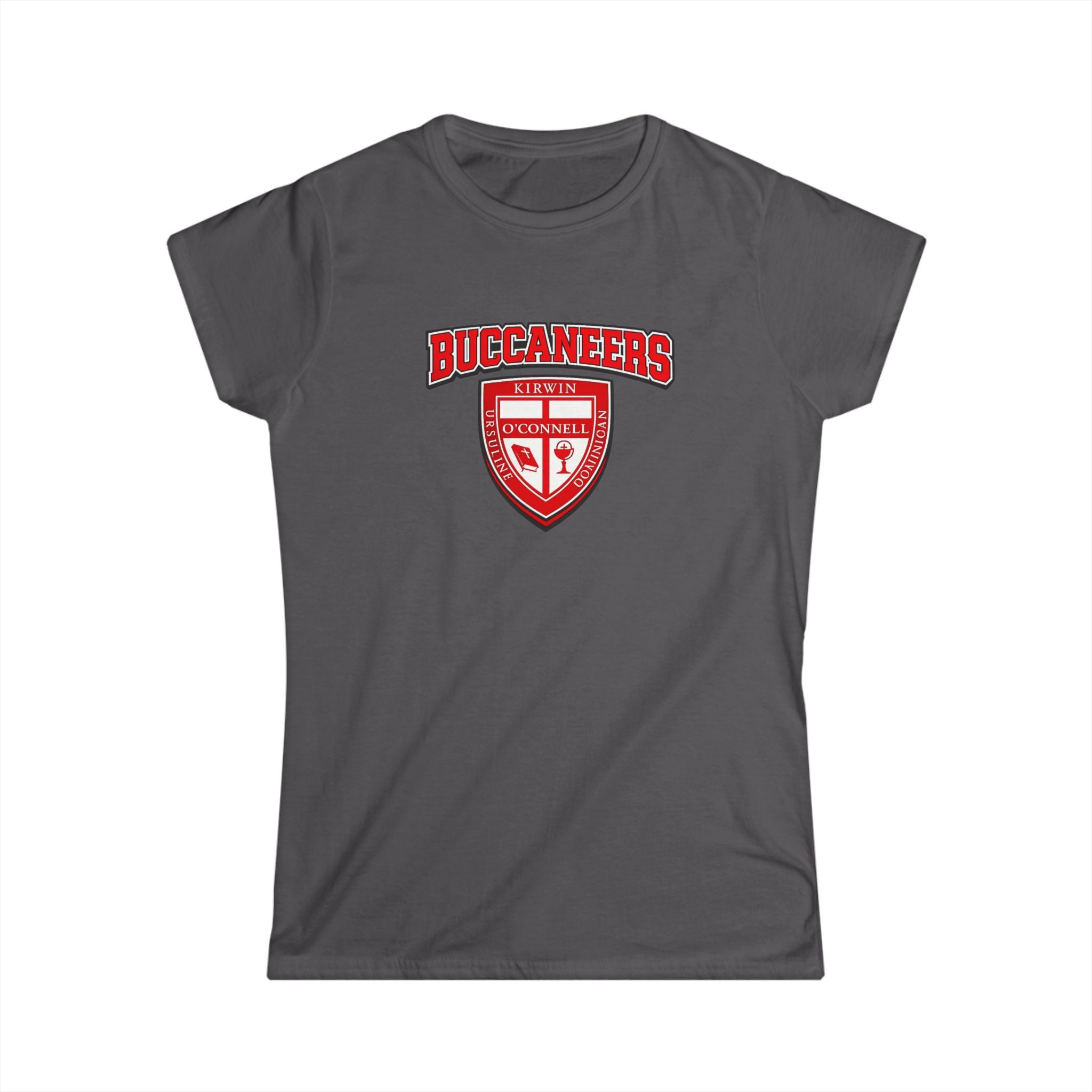 Buccaneers Crest Women's Tee — Fitted Shirt