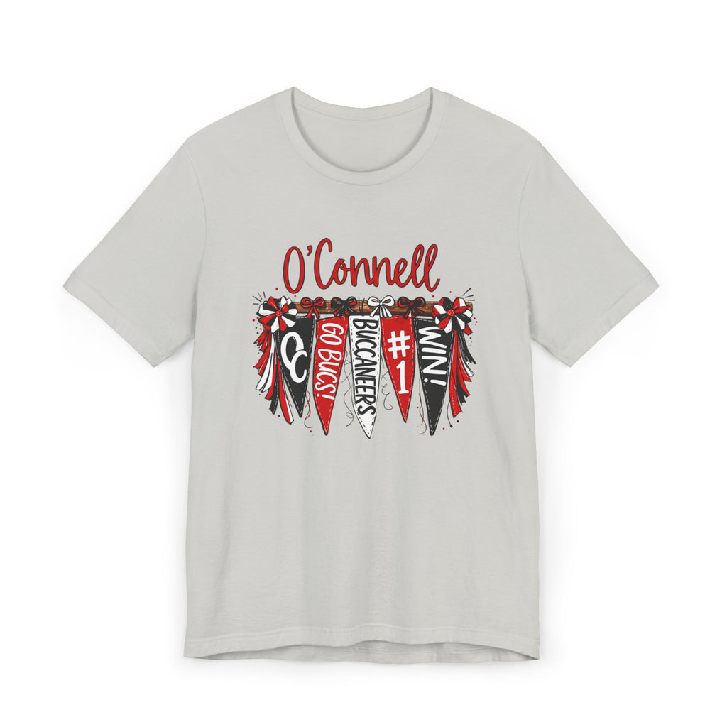 Personalized Pennant T-Shirt — Custom 'O'Connell' Go Bucks Fan Tee