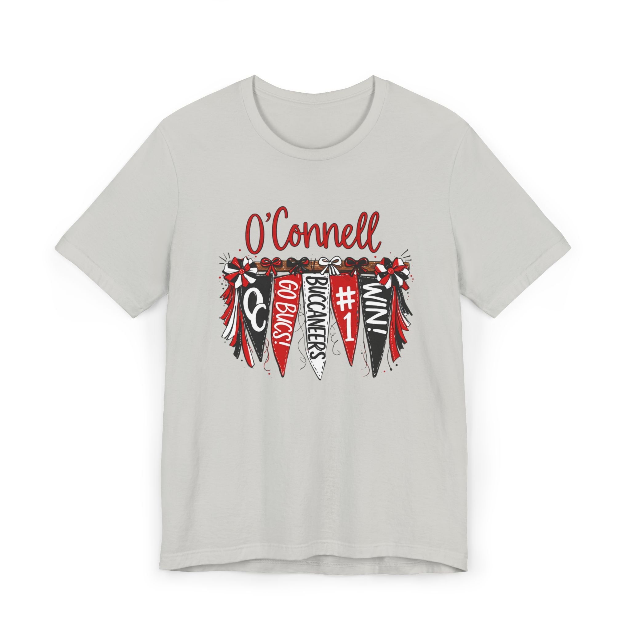 Personalized Pennant T-Shirt — Custom 'O'Connell' Go Bucks Fan Tee