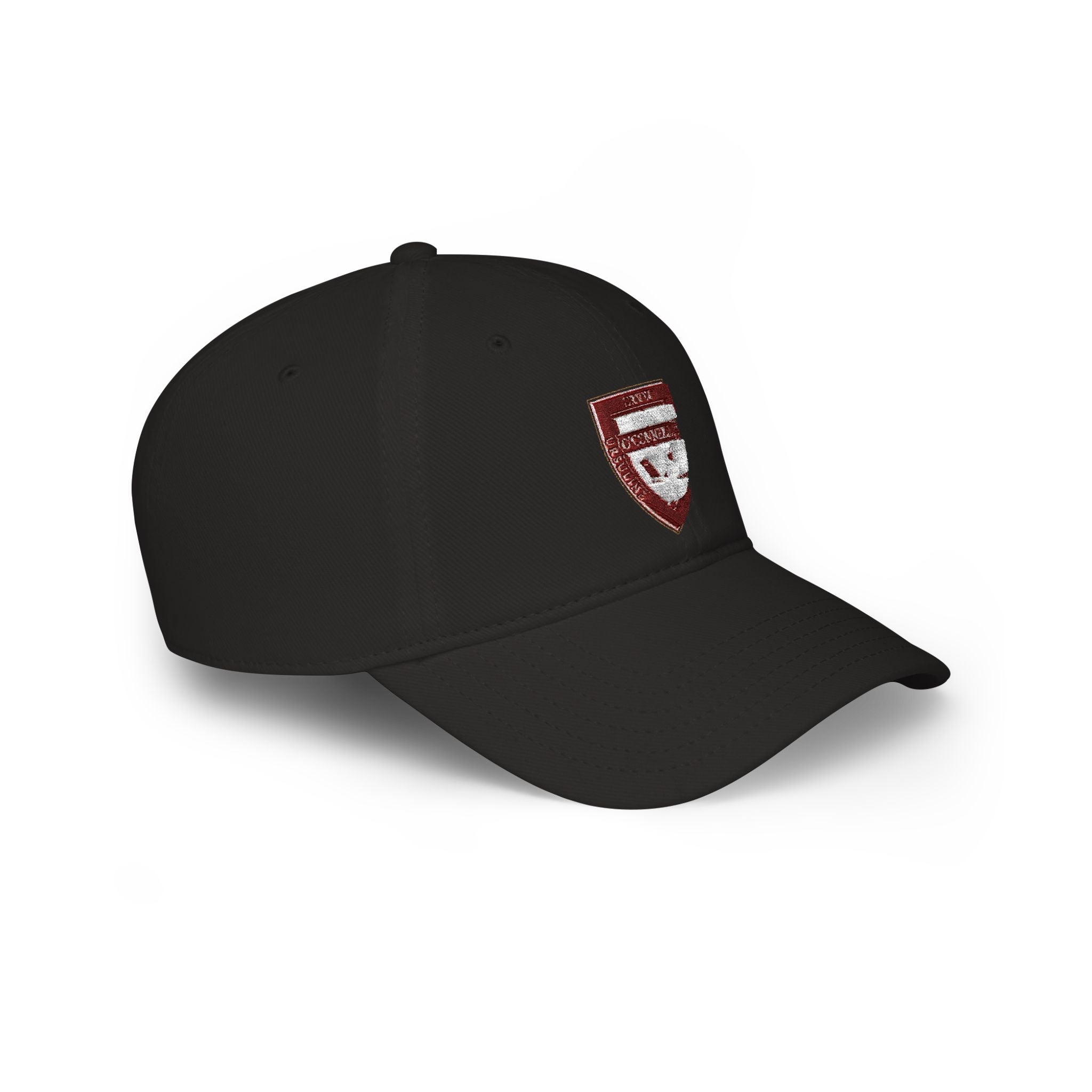 Embroidered Shield Logo Baseball Cap — Low Profile, Classic Team Hat