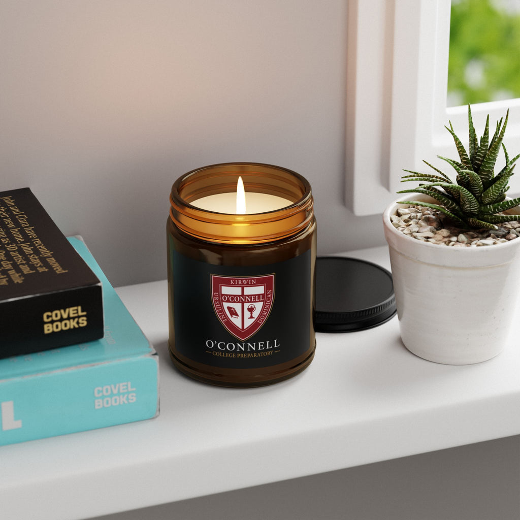 O'Connell Scented Soy Candle — Amber Jar Aromatherapy Candle (Multi-Size)