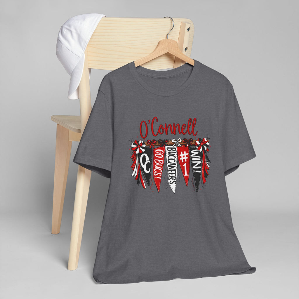 Personalized Pennant T-Shirt — Custom 'O'Connell' Go Bucks Fan Tee