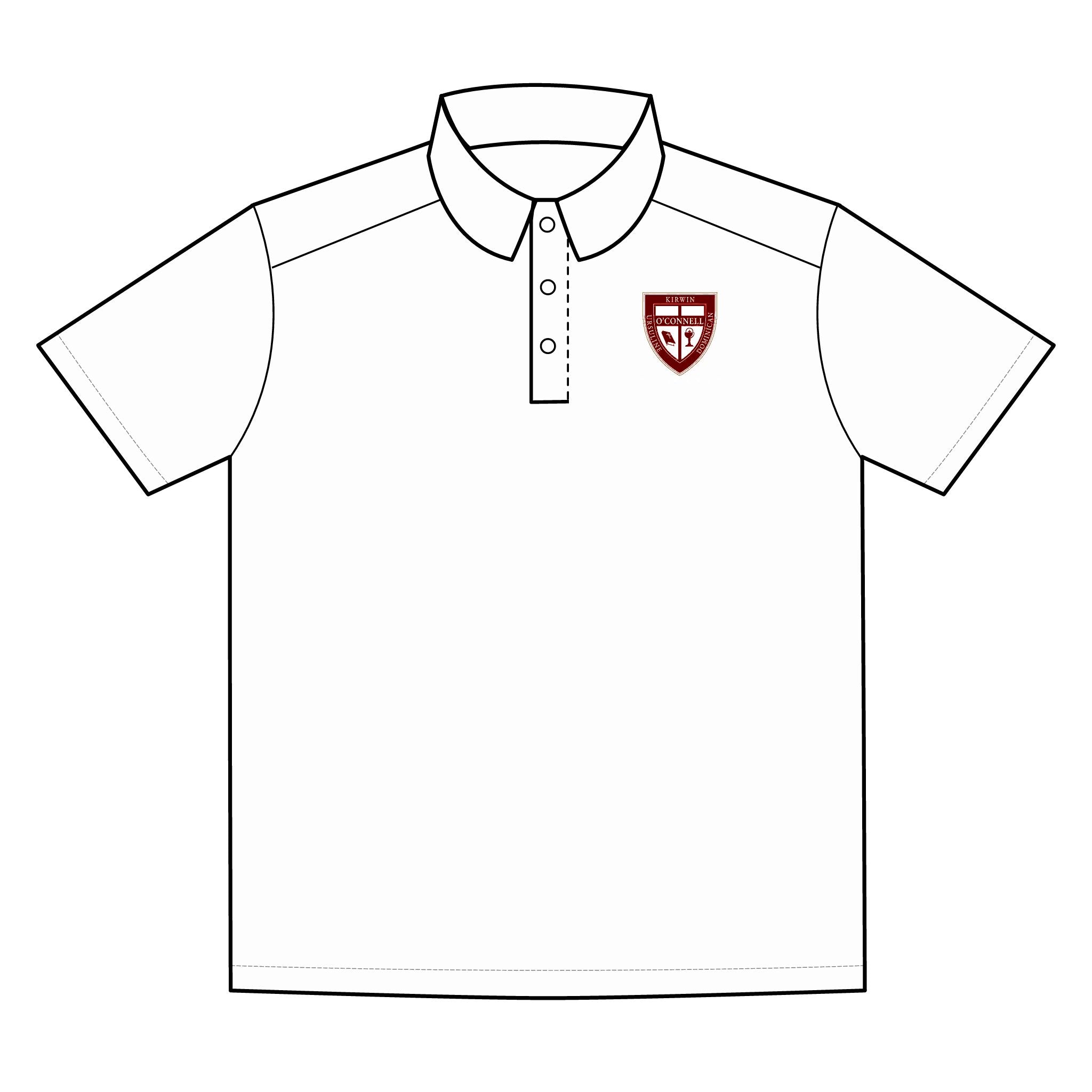 Men's Embroidered Crest Polo Shirt — Lightweight Snag‑Proof Work & School Uniform