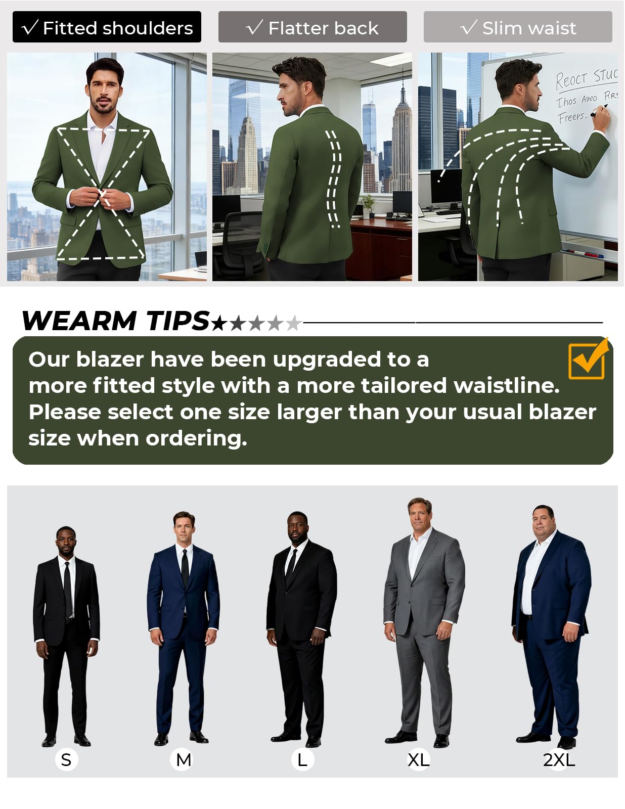 Men's Full Dress Blazer
