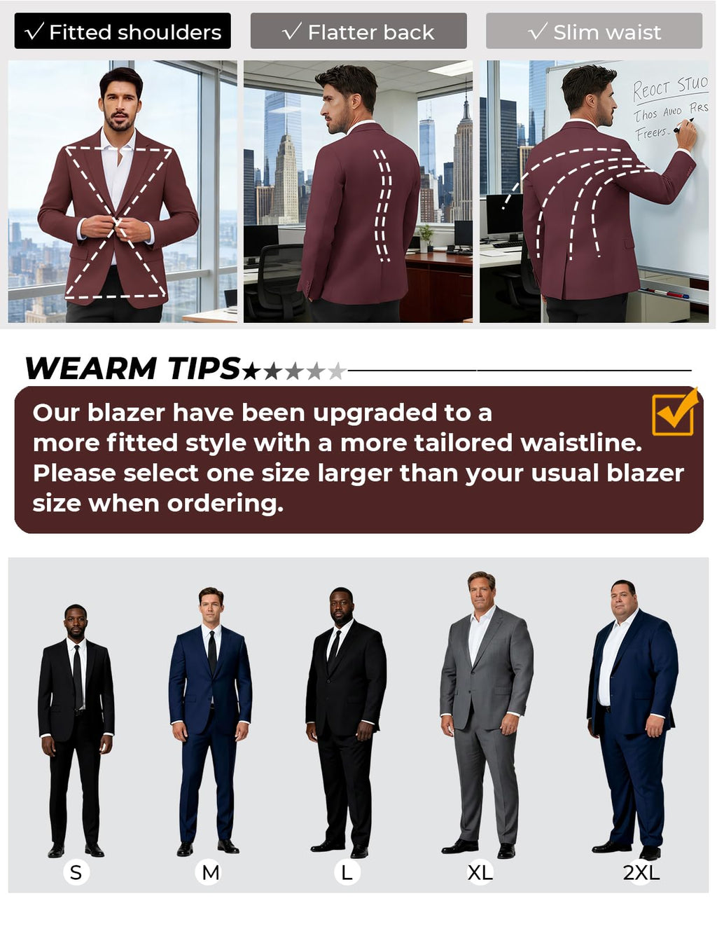 Men's Full Dress Blazer