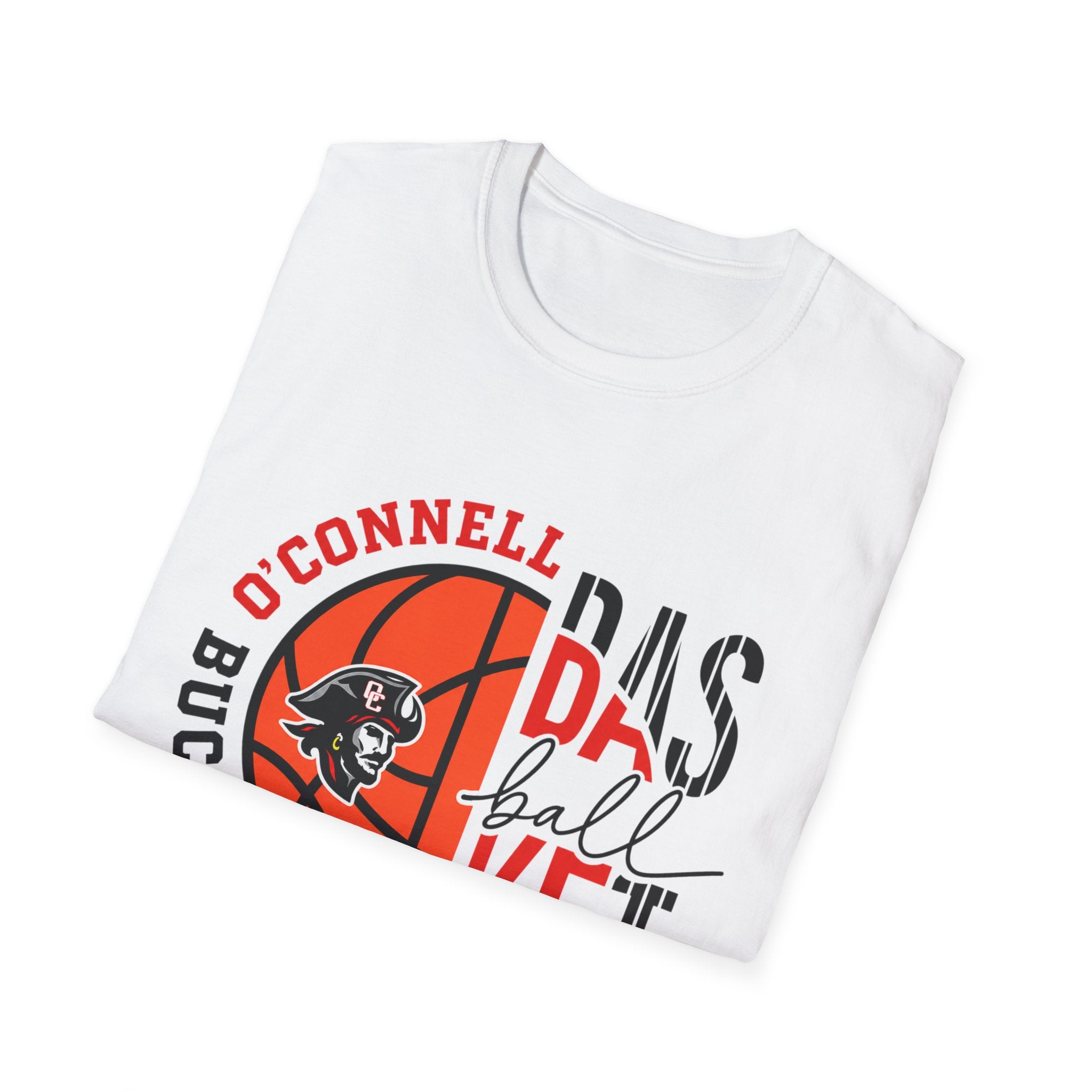 O'Connell Buccaneers Basketball T-Shirt – Retro Hoop Logo Tee