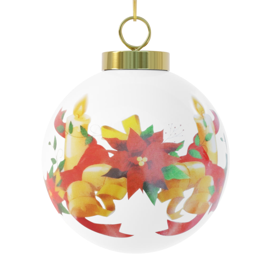 Personalized School Crest Christmas Ornament — O'Connell 2026 Holiday Ball
