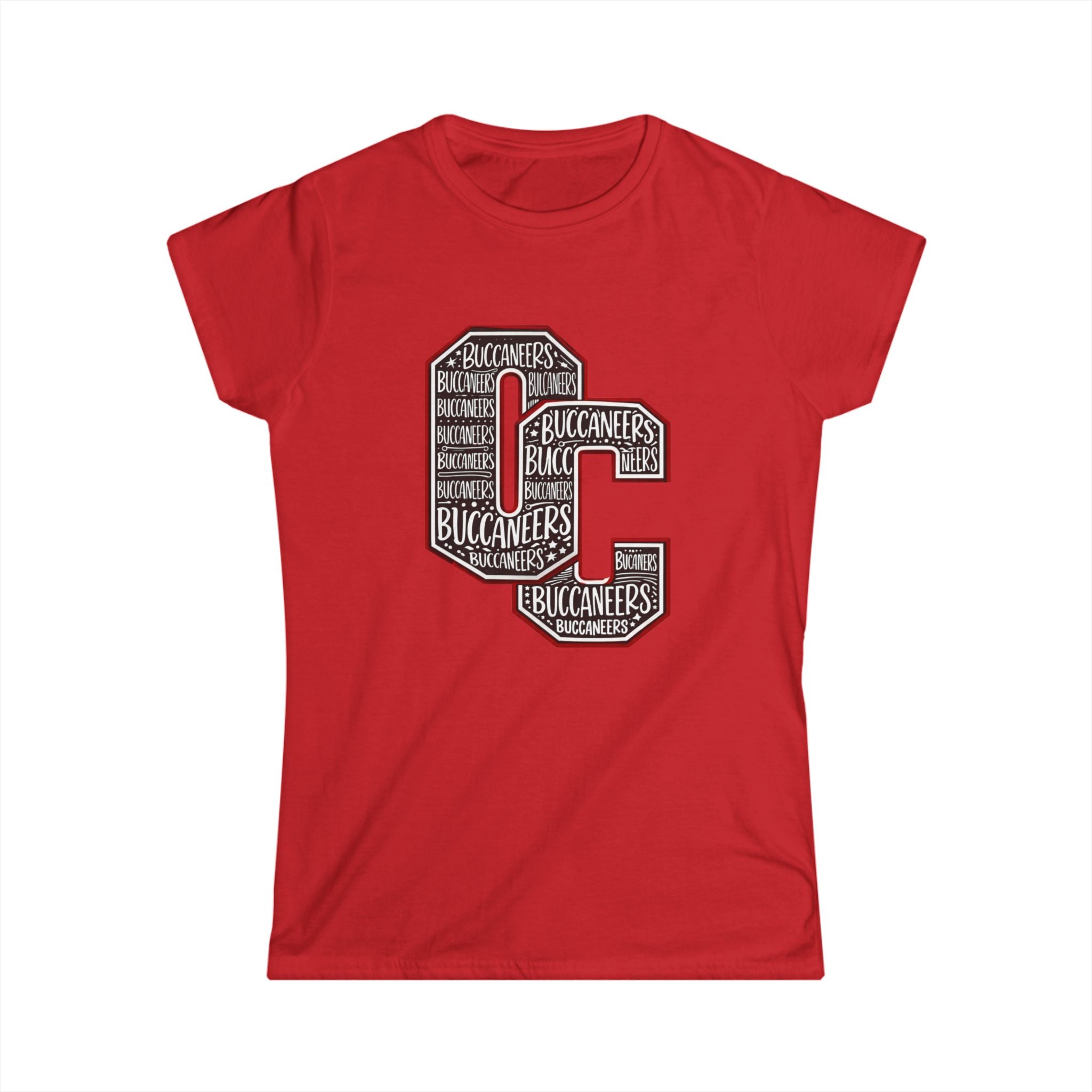Buccaneers 'C' Logo Fitted Women's Tee