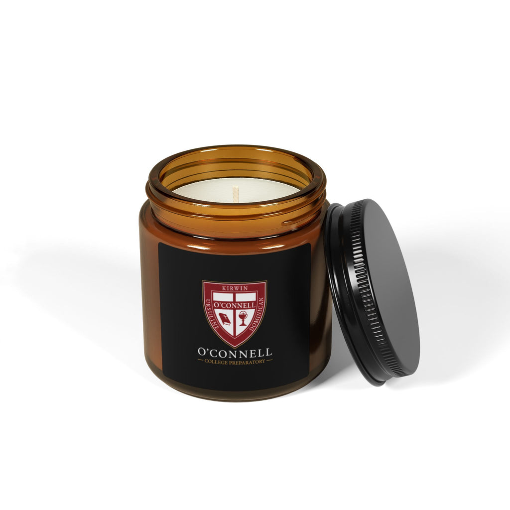 O'Connell Scented Soy Candle — Amber Jar Aromatherapy Candle (Multi-Size)