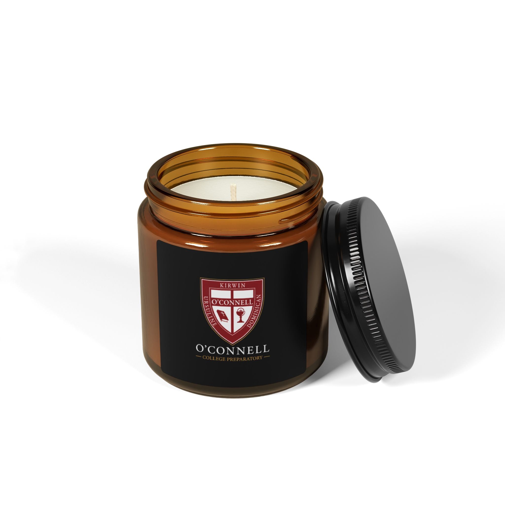 O'Connell Scented Soy Candle — Amber Jar Aromatherapy Candle (Multi-Size)