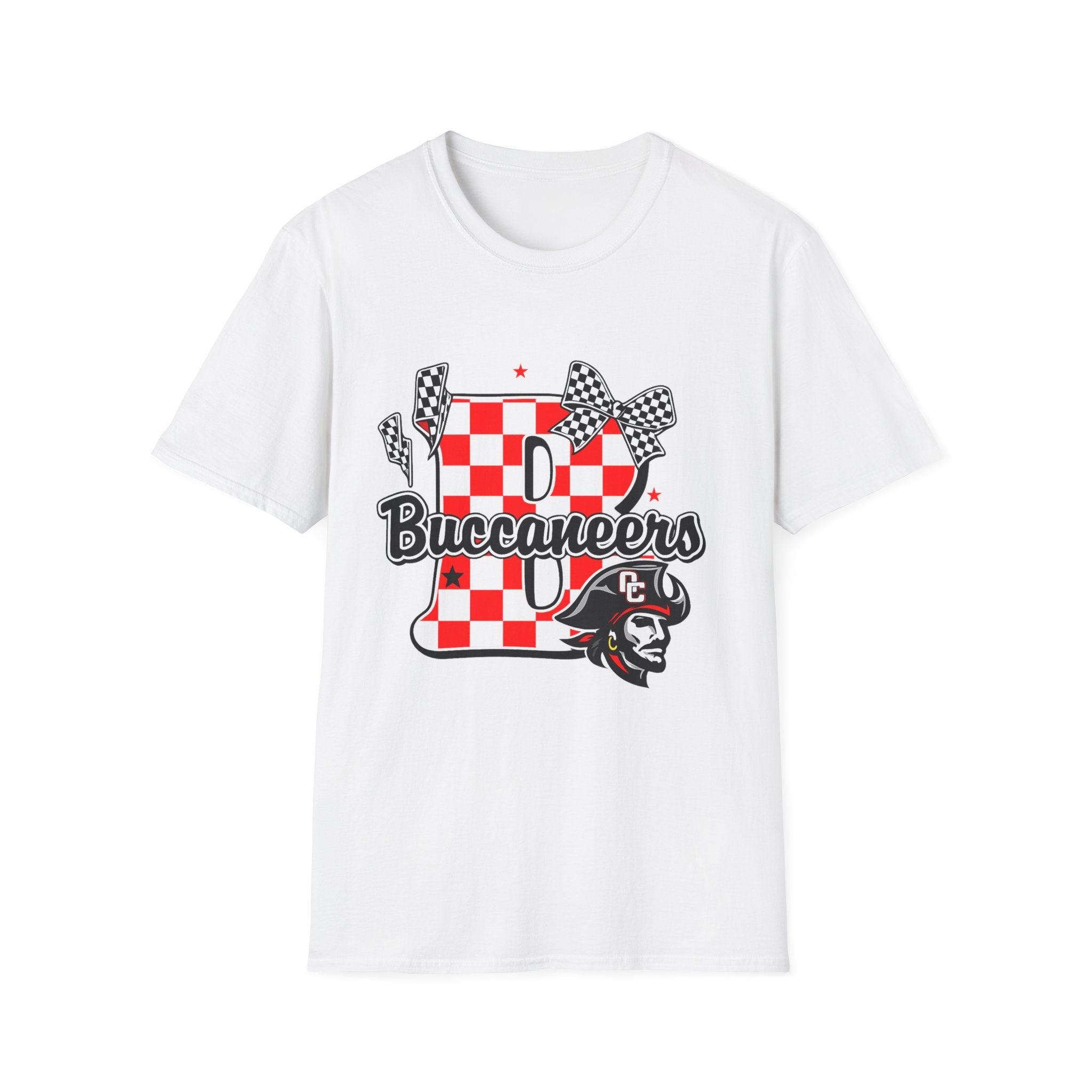 Buccaneers Racing Checkered 'B' T-Shirt - Unisex