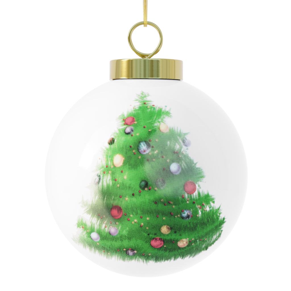 Personalized School Crest Christmas Ornament — O'Connell 2026 Holiday Ball