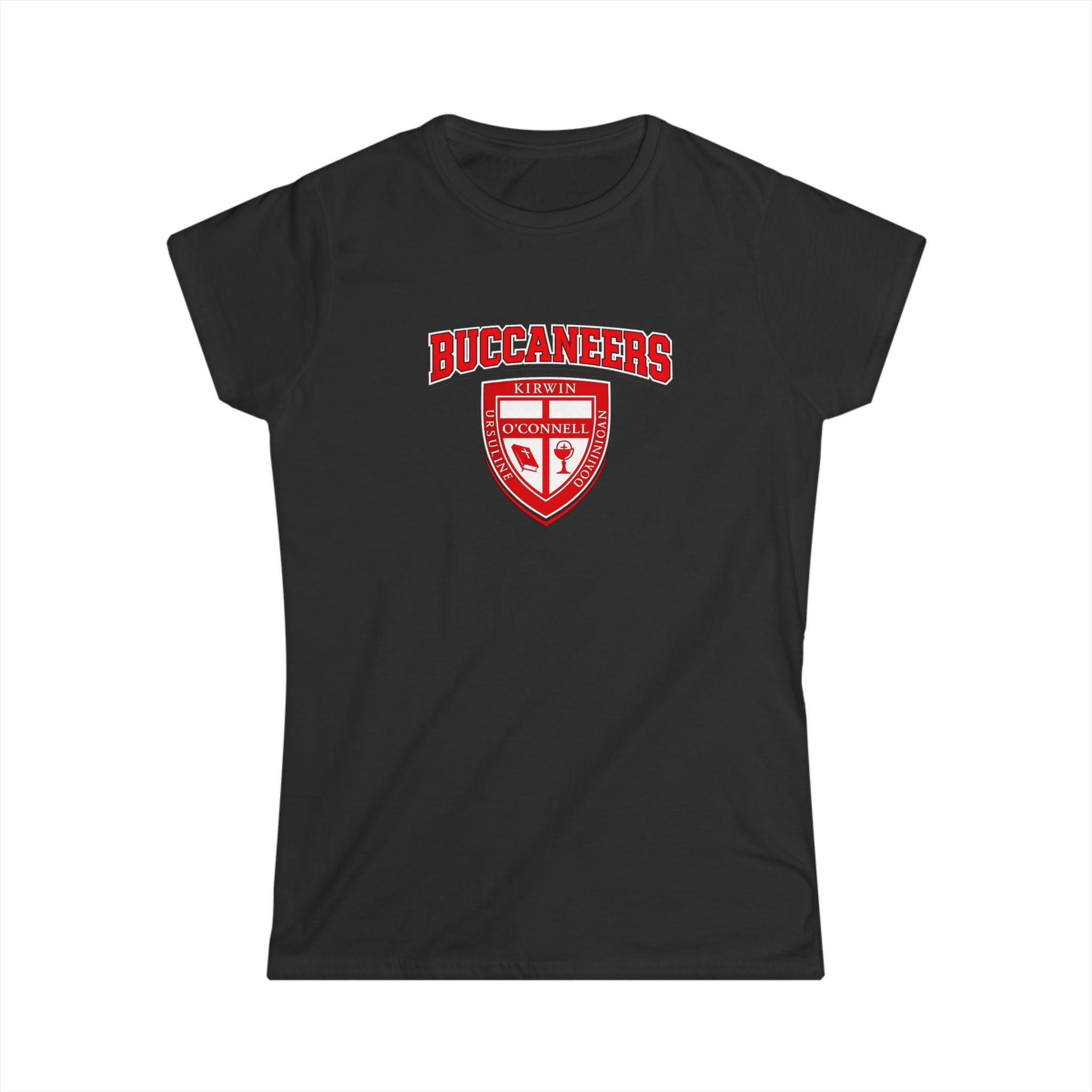 Buccaneers Crest Women's Tee — Fitted Shirt