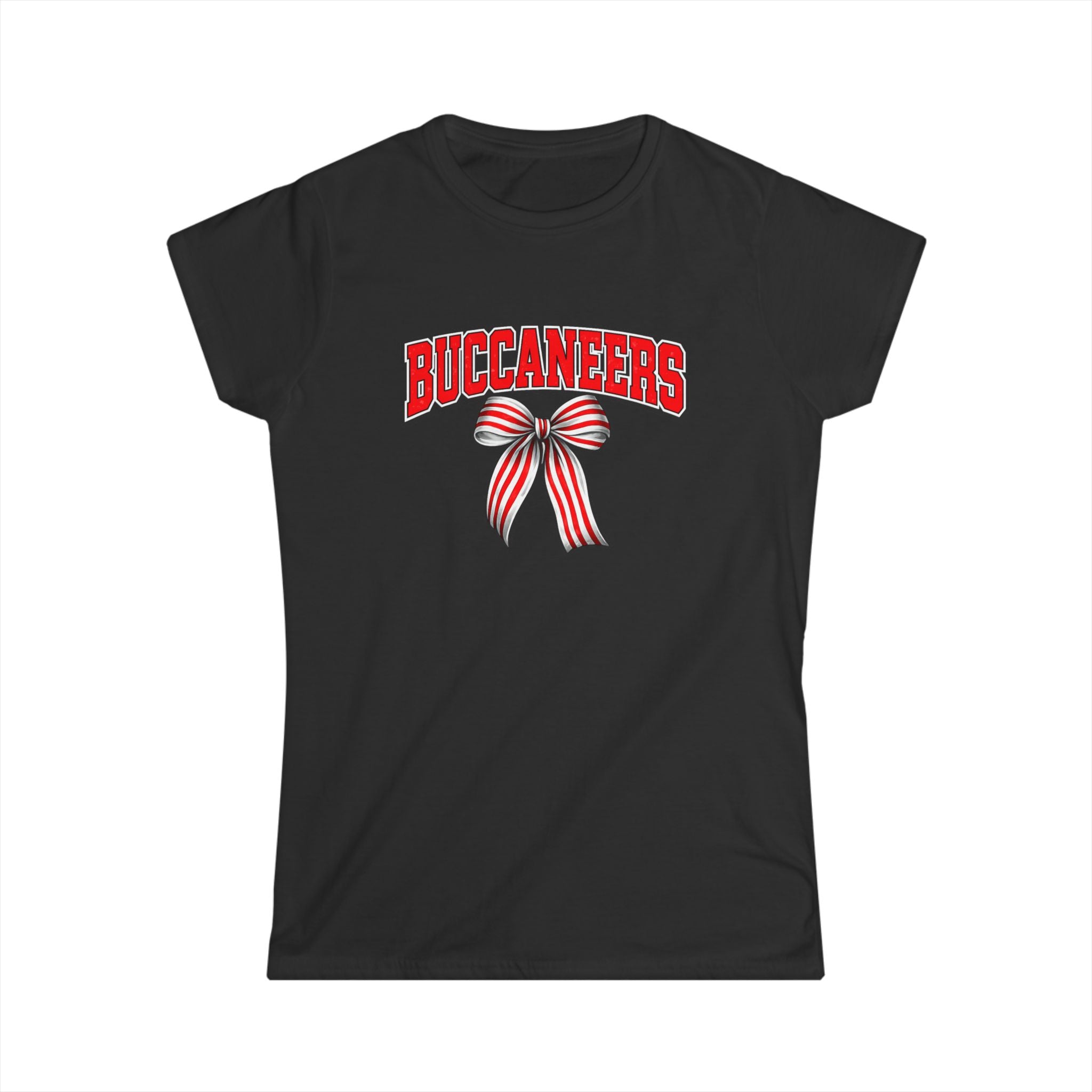 Buccaneers Ribbon Tee — Women's Fitted Tee