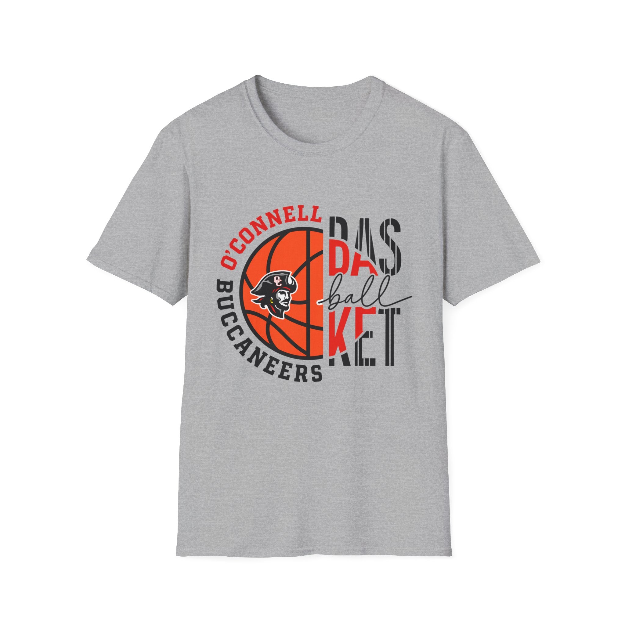 O'Connell Buccaneers Basketball T-Shirt – Retro Hoop Logo Tee