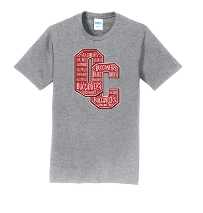 OC Buccaneers Red/white Favorite Tee