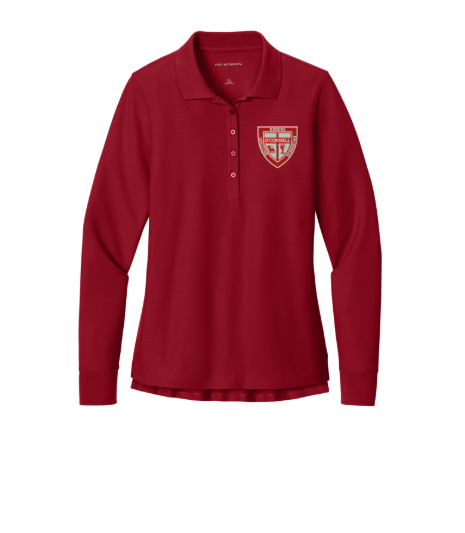 Ladies' Long Sleeve Pique Uniform Polo